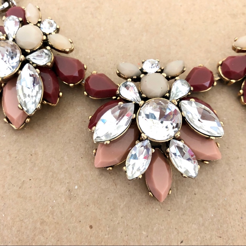 **SOLD** J. Crew Statement Necklace pink beads - Picture 3 of 4